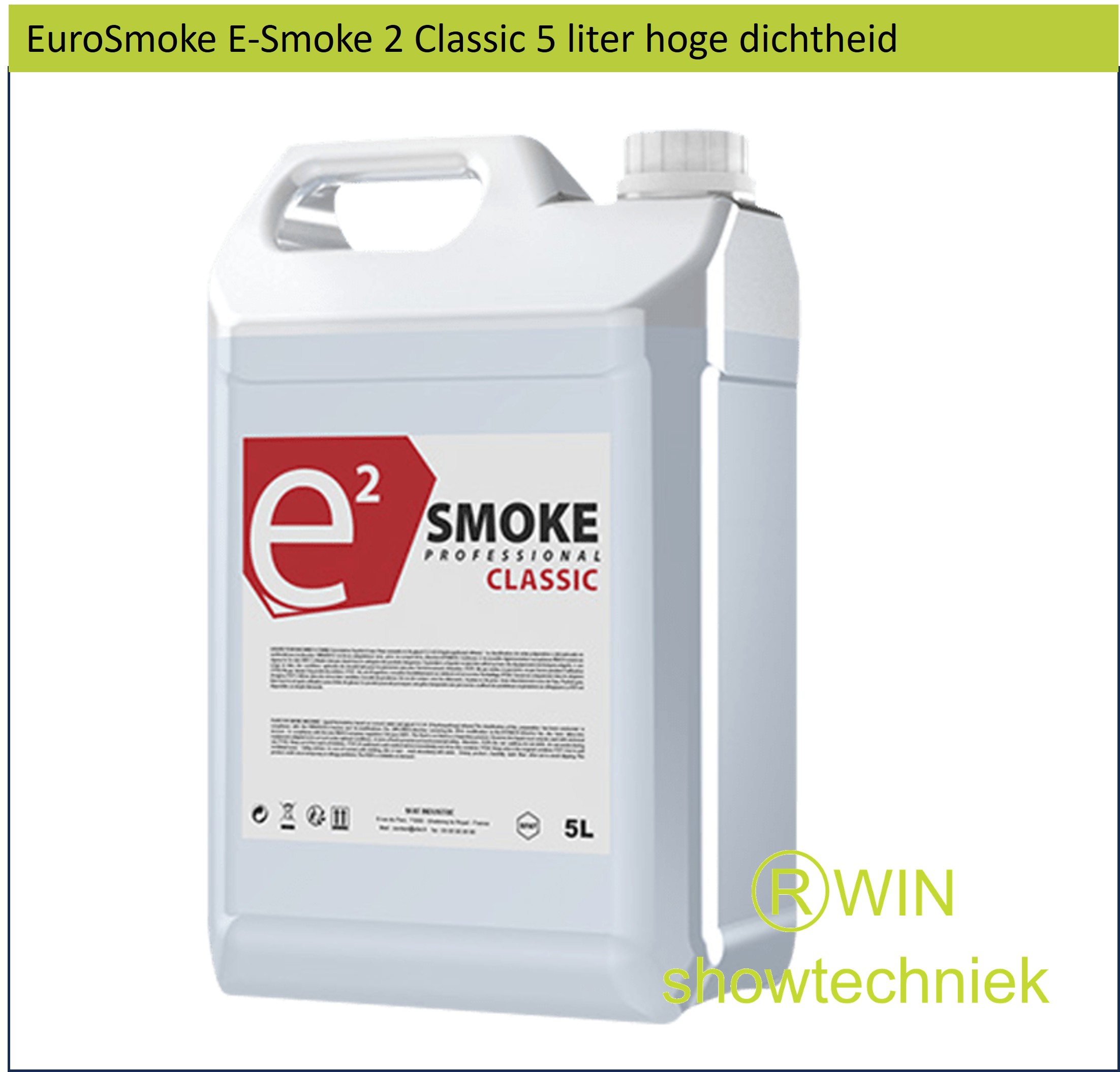 EuroSmoke E-Smoke 2 Classic 5 liter hoge dichtheid