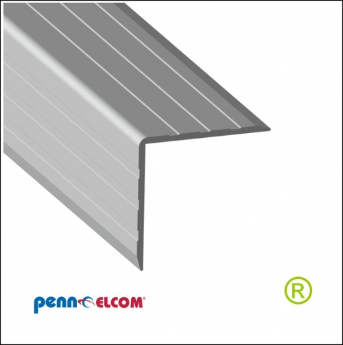 Hoeklijn 30x30mm EG-0100 aluminium per meter