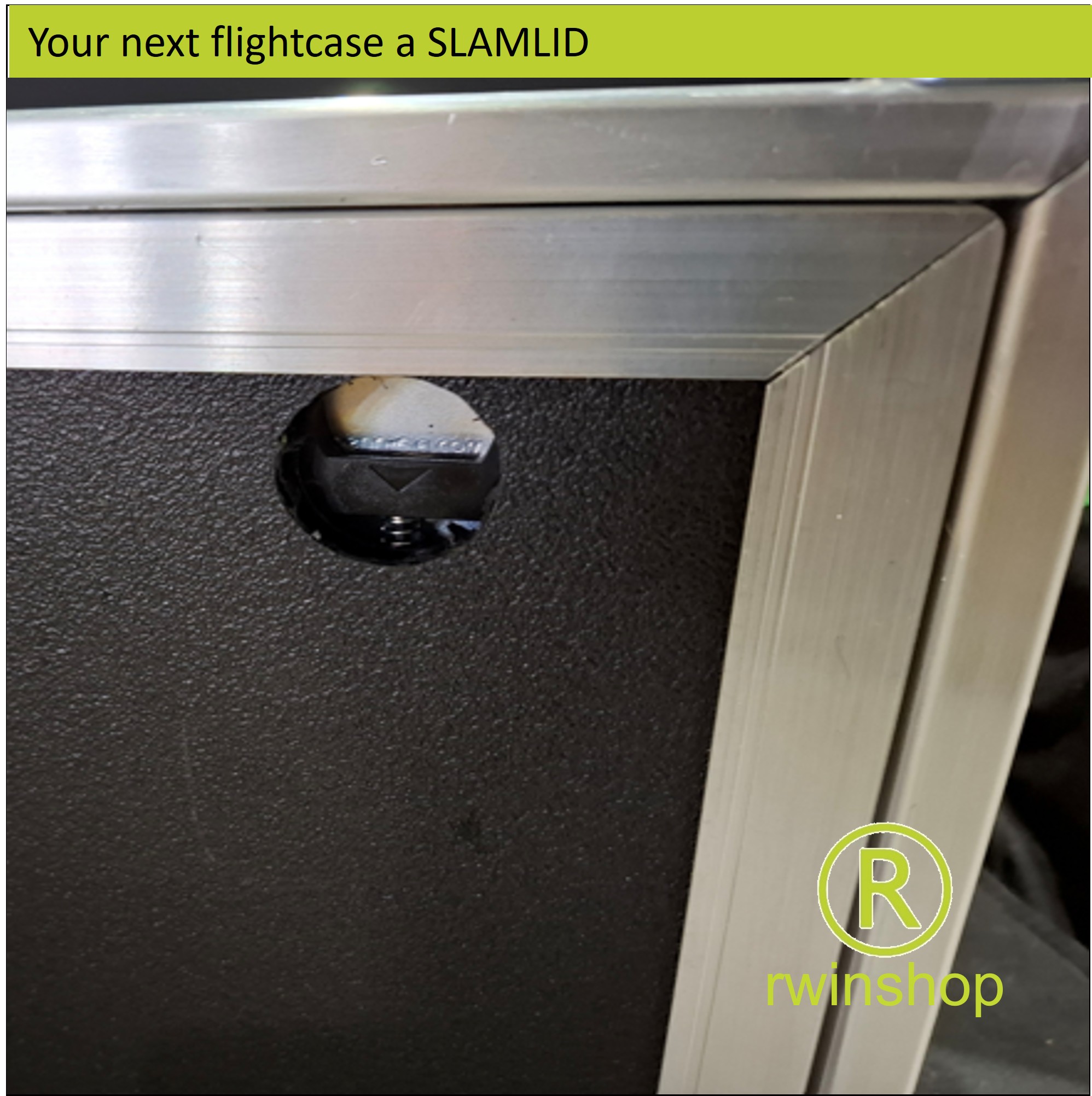 Slam-Lid flightcase 19inch rek