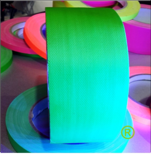 Fluor tape groen 5 cm x 25 meter