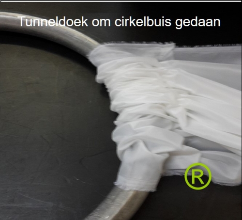 Gedrapeerd plafond Draperie goudkleurig doek 10 banen - Huren