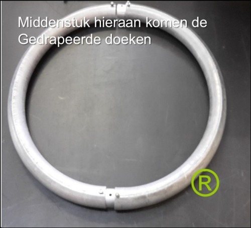 Gedrapeerd plafond Draperie goudkleurig doek 10 banen - Huren