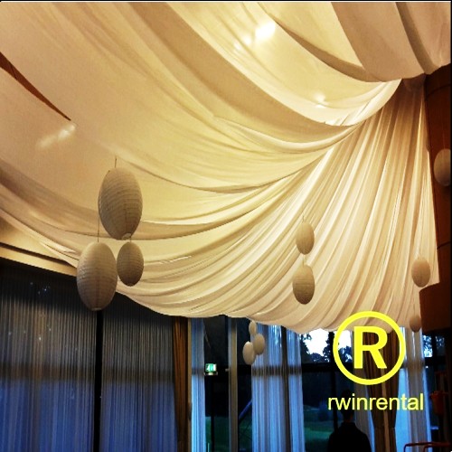 Gedrapeerd doeken plafond