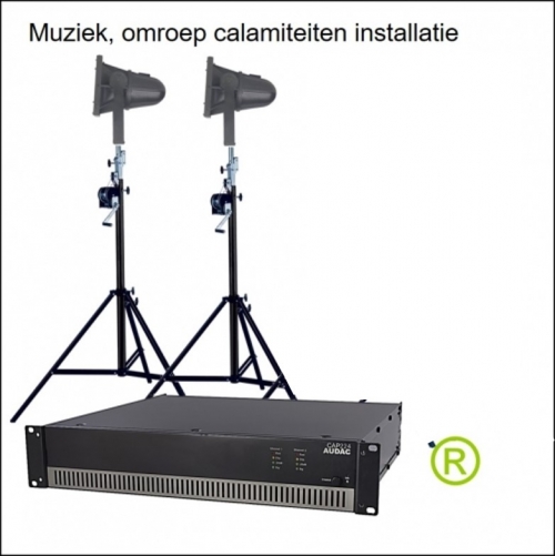 Geluidsset voor omroep - calamiteiten - achtergrondmuziek 