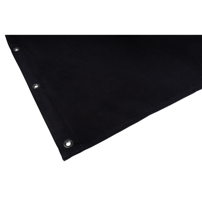 Geluidsabsorberende Backdrop 500 g/m² Premium Zwart – 300 x 300 cm (B x H)