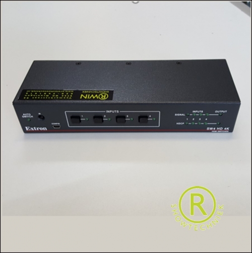 HDMI 4in 1 uit - HDMS 4012 4-way HDMI Switcher Remote Huren