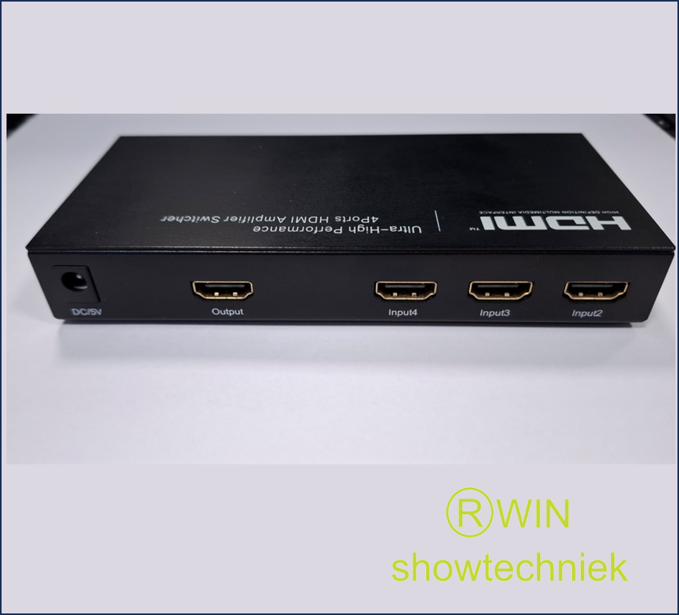 HDMS-4012 4-Weg HDMI Switcher met Afstandsbediening