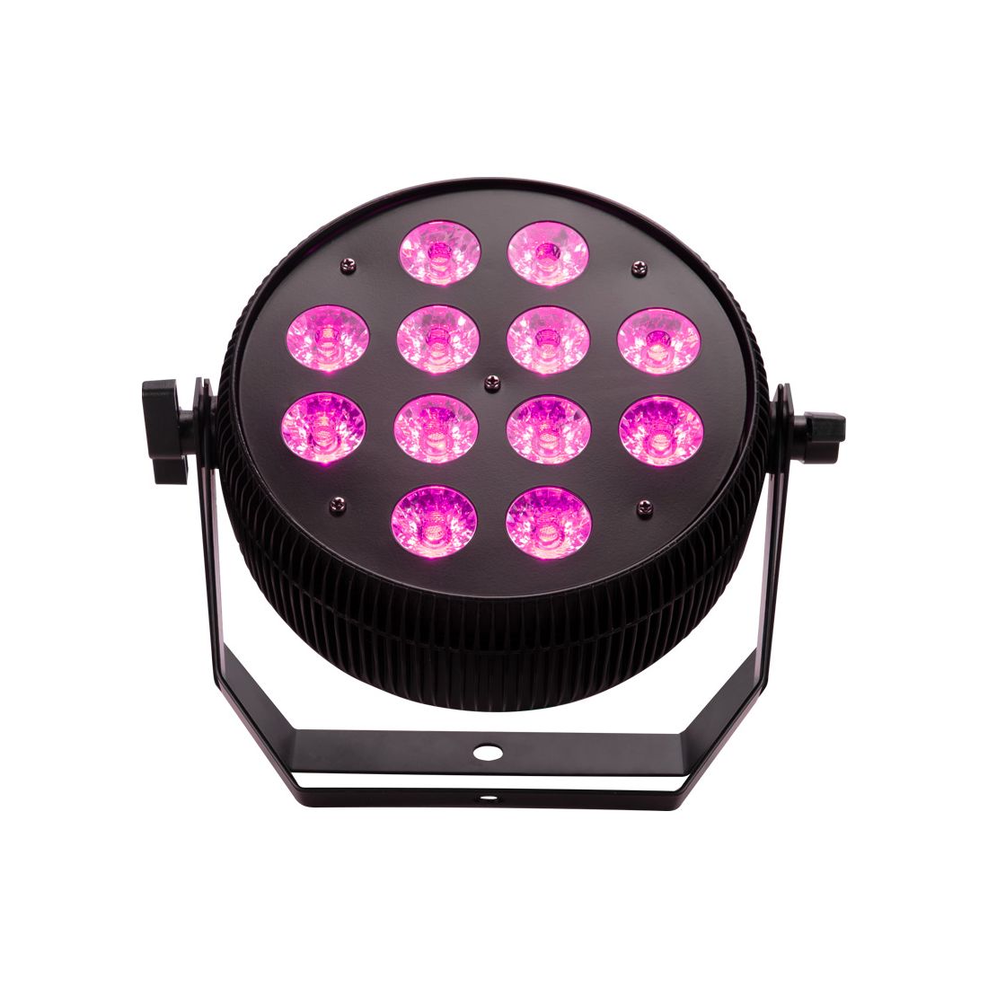 Professionele 6-in-1 LED Flat Par met RGBWA+UV Kleurmenging