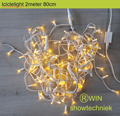 ijspegelverlichting 2meter 80cm compleet met powercord