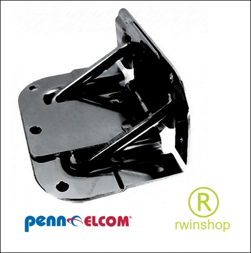 inbouw scharnier en dekselstop zwart groot model P2558K 