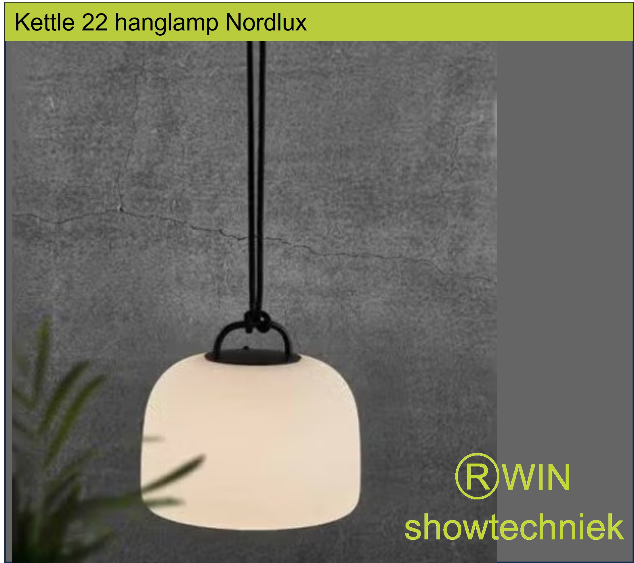 Nordlux Kettle Tafellamp Buiten - 22cm - LED Stepdim - 2700K - IP65 - Wit