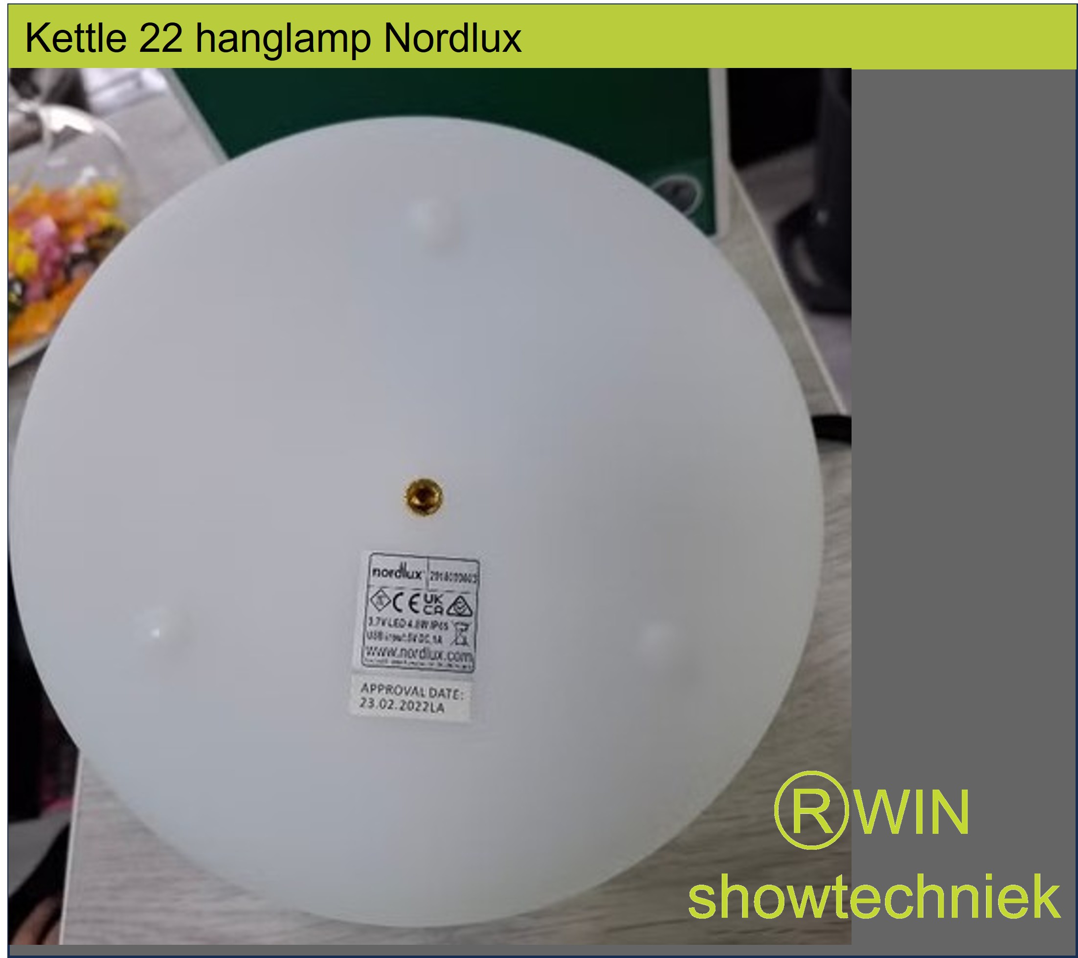 Nordlux Kettle Tafellamp Buiten - 22cm - LED Stepdim - 2700K - IP65 - Wit