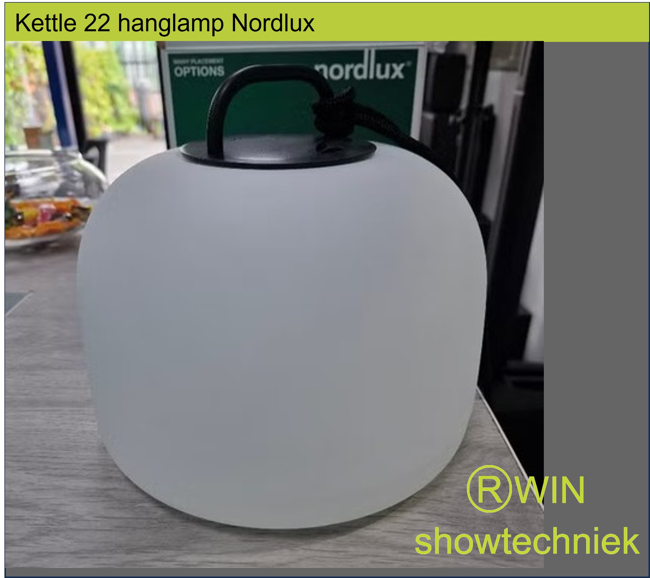 Nordlux Kettle Tafellamp Buiten - 22cm - LED Stepdim - 2700K - IP65 - Wit