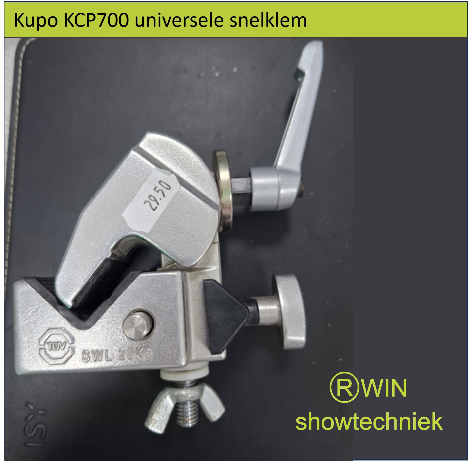 Kupo KCP700 universele snelklem 