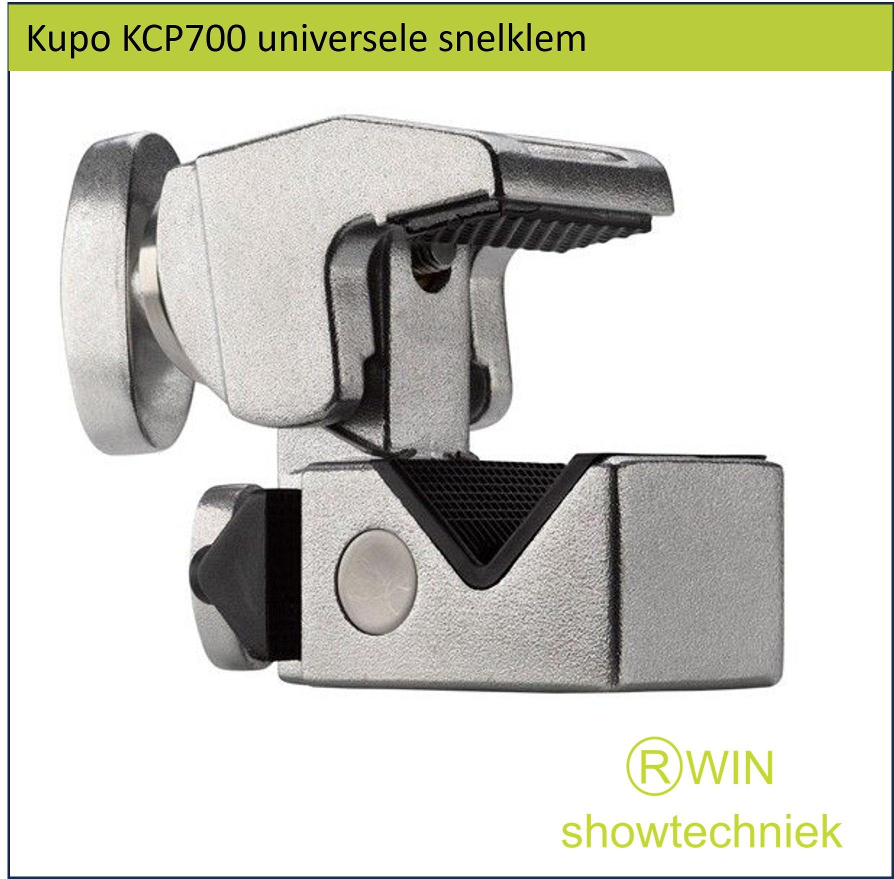 Kupo KCP700 universele snelklem 