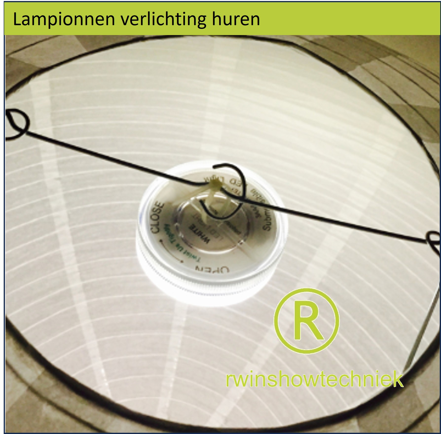 Lampion LED verlichting per stuk 