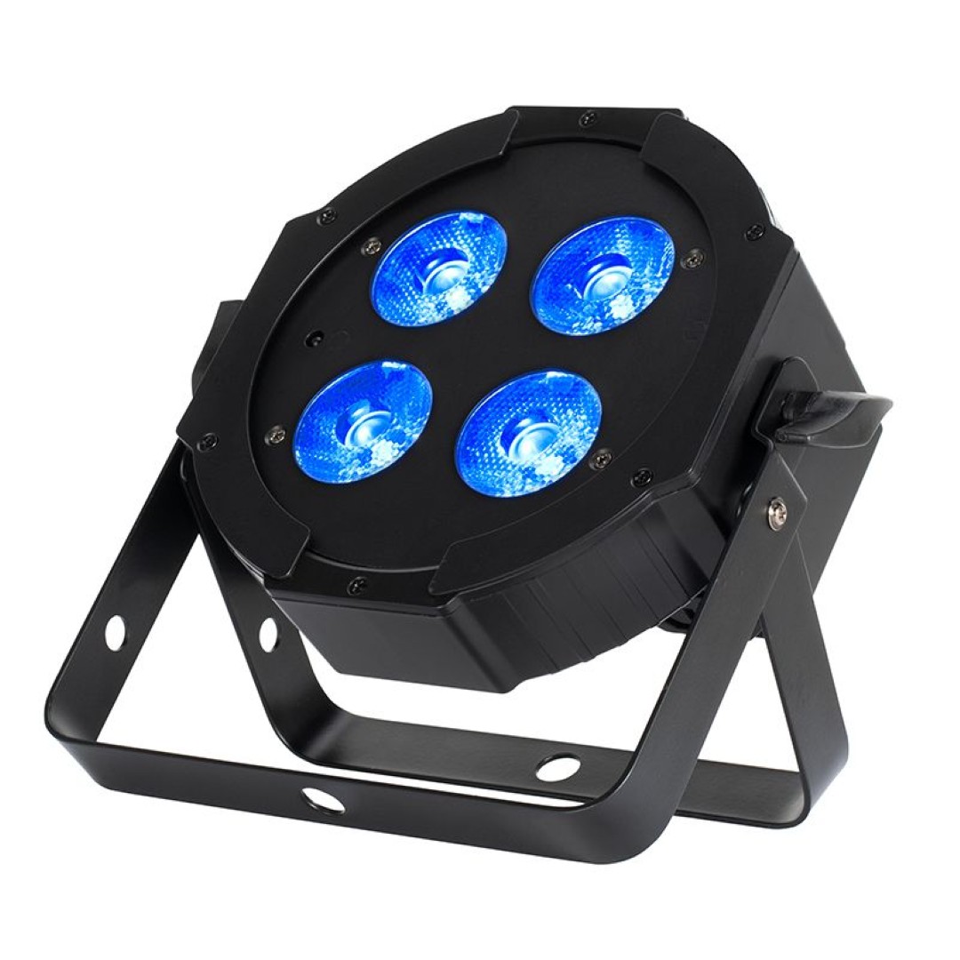 MEGA HEX L PAR Compacte Laag-Profiel LED Flat Par met 4x20W RGBLA+UV en Instelbare Witbalans