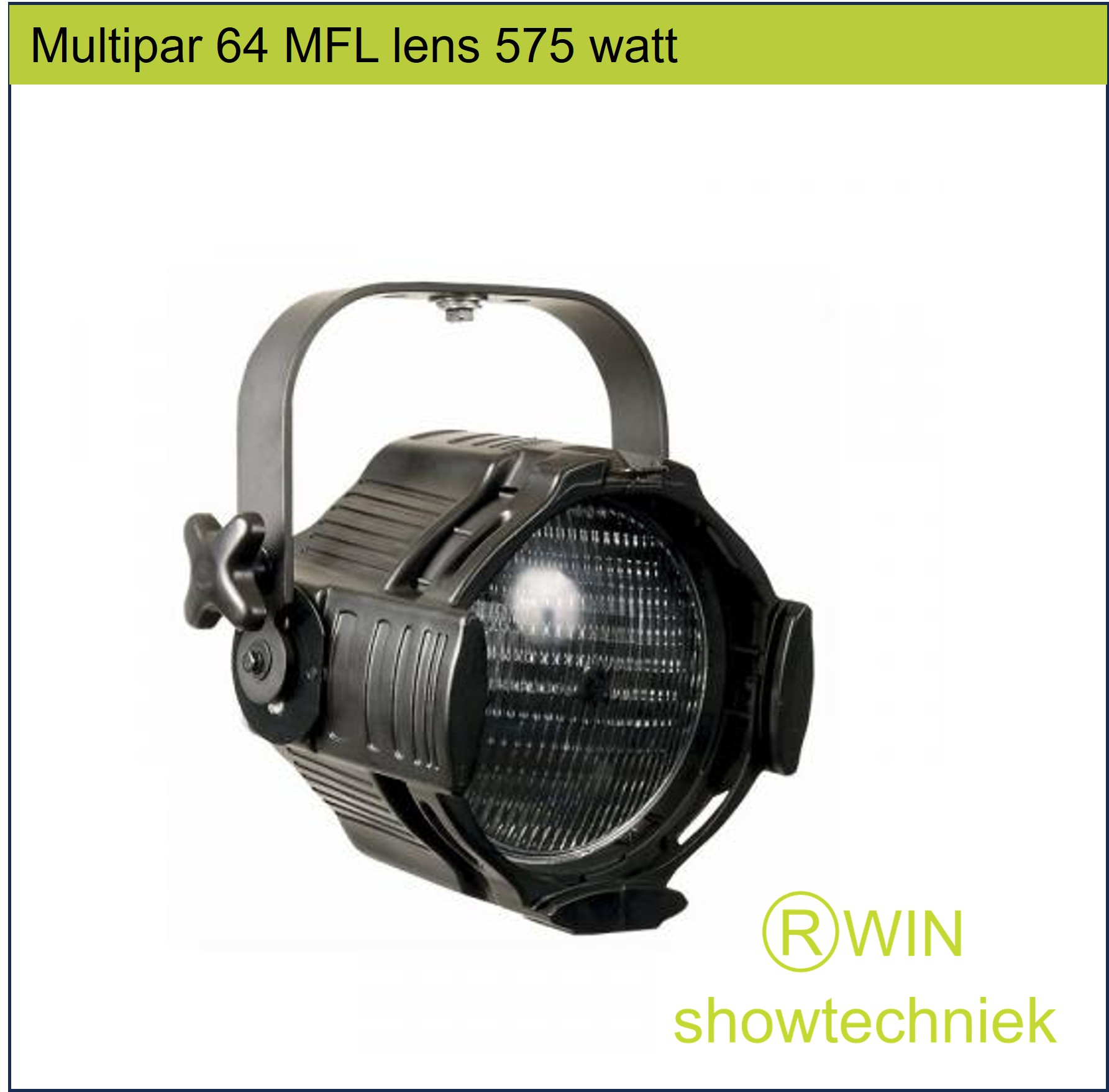 Multipar 64 575watt met ophangbeugel. 