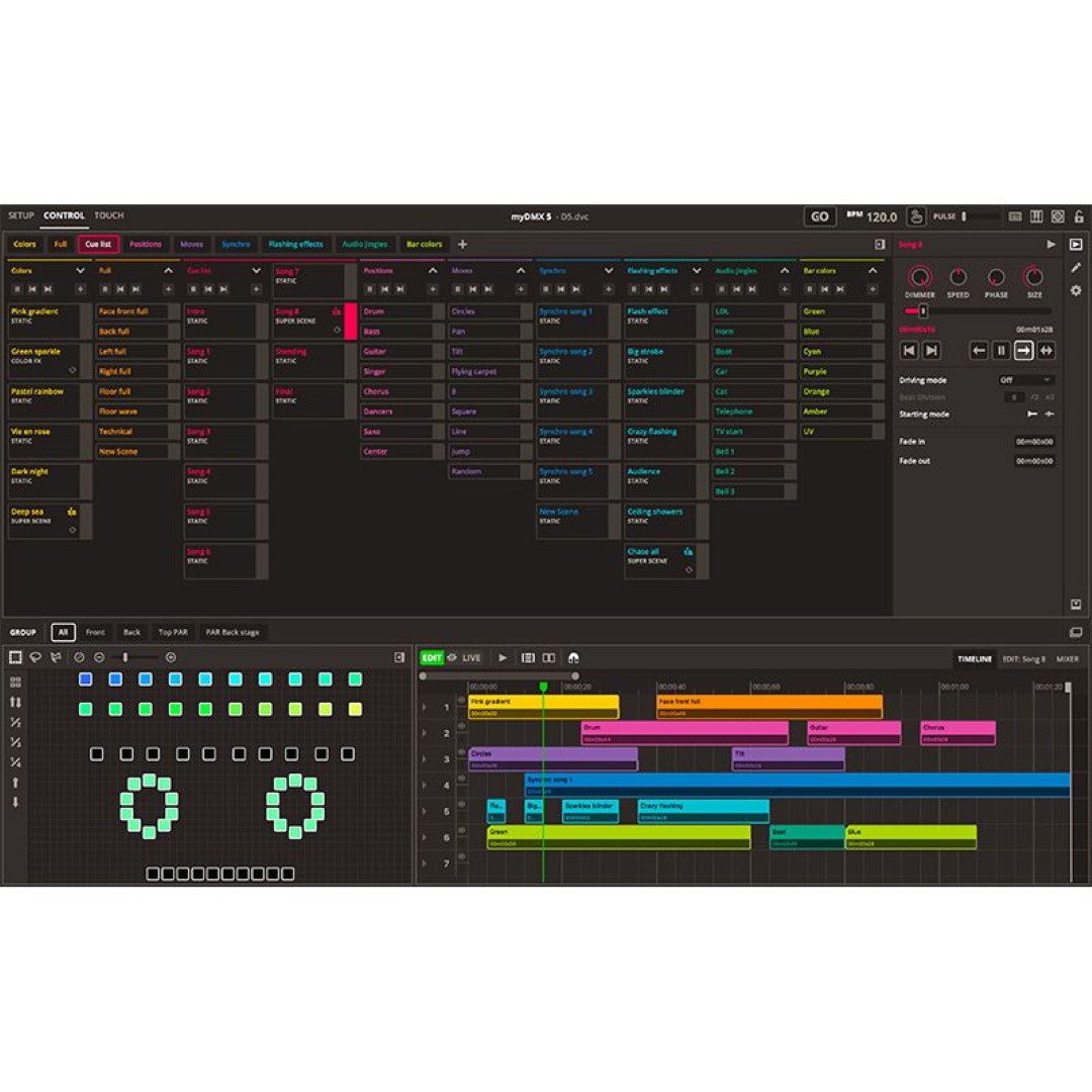 myDMX 5 – Professionele DMX Software & Hardware Interface (1024 Kanalen)