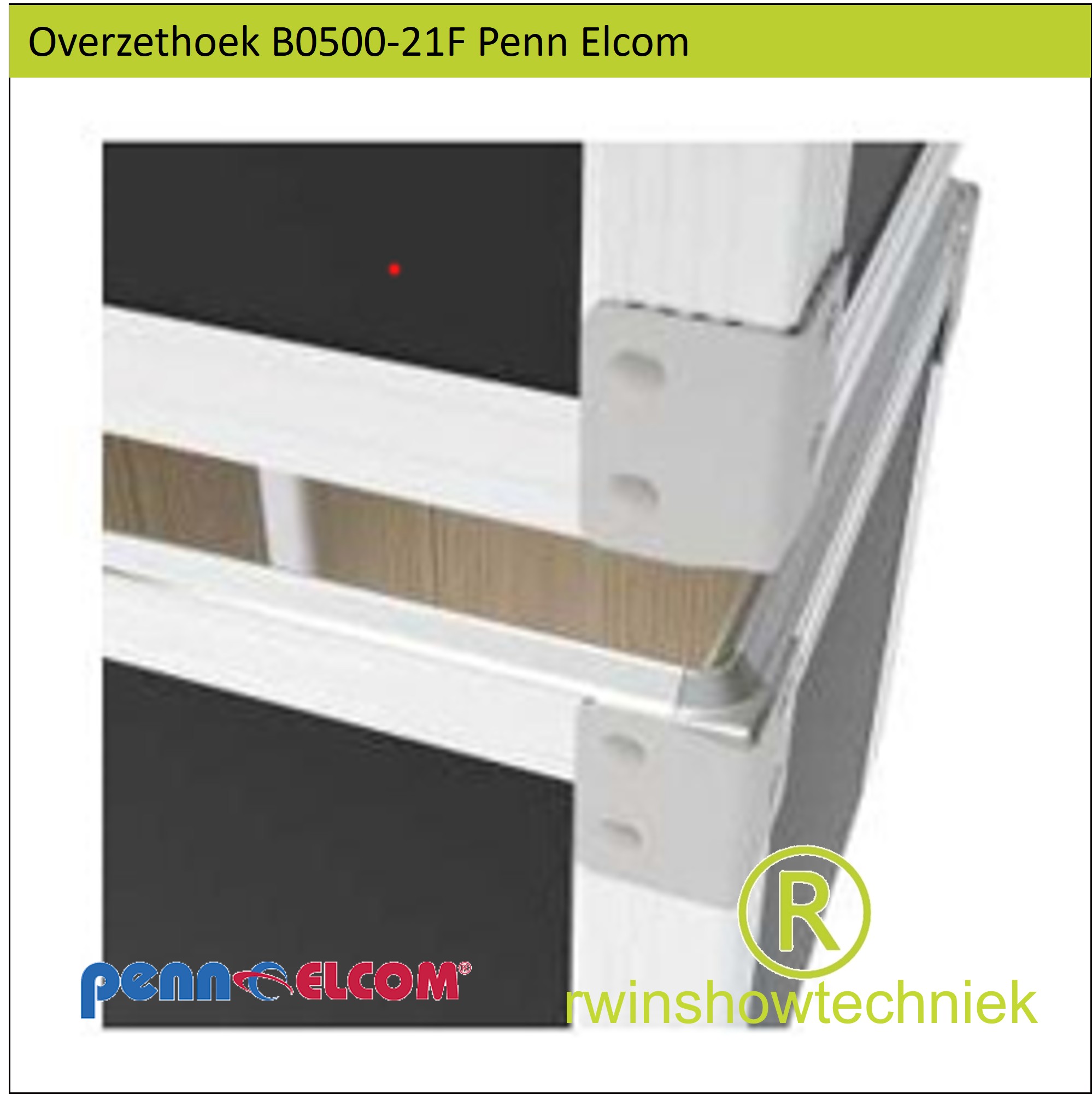 B0500-21F Overzethoek (Female) – De slimme oplossing voor strakke flightcase-hoeken
