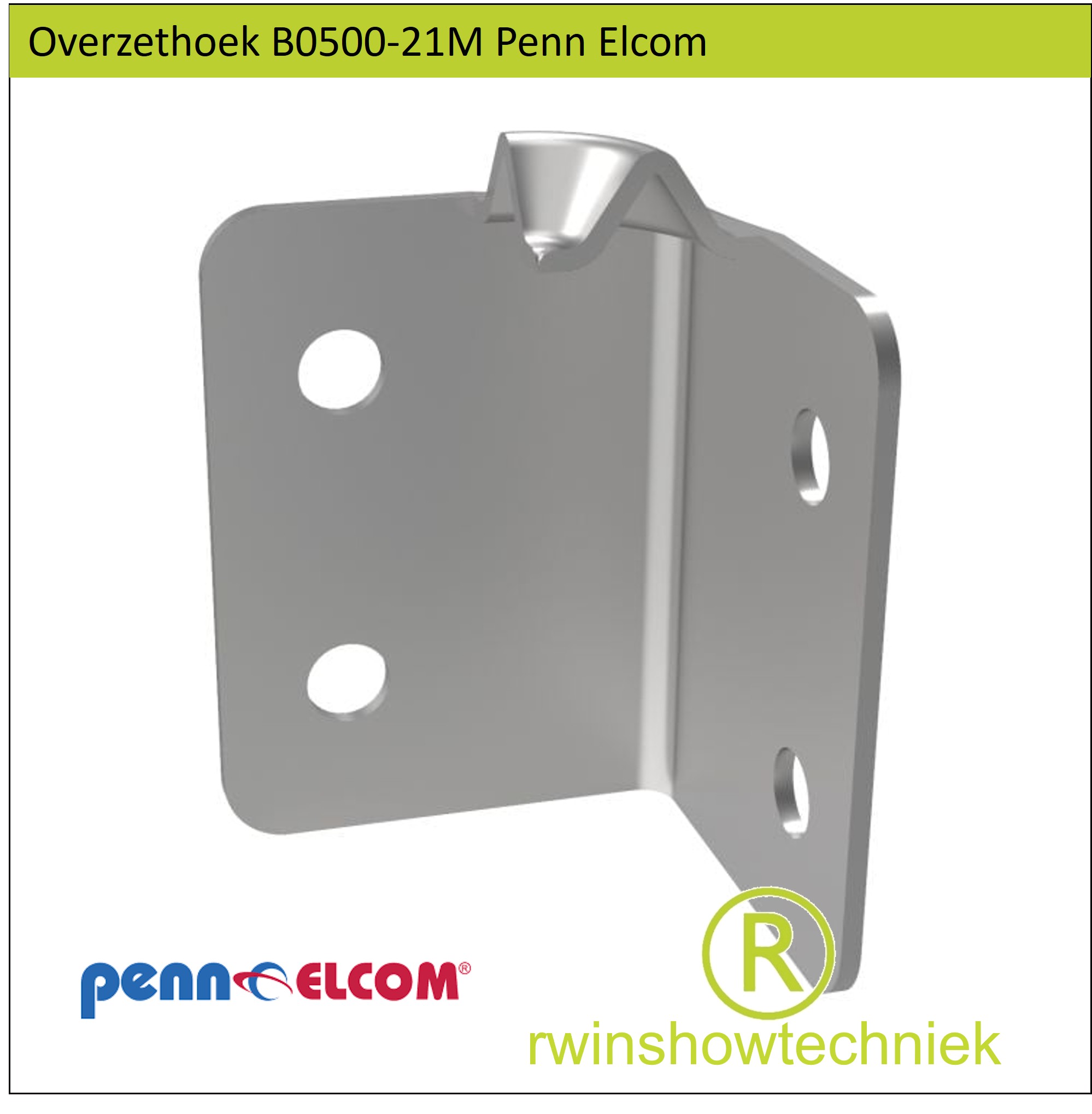 B0500-21M Overzethoek (Male) – De perfecte sluiting zonder verstekzagen