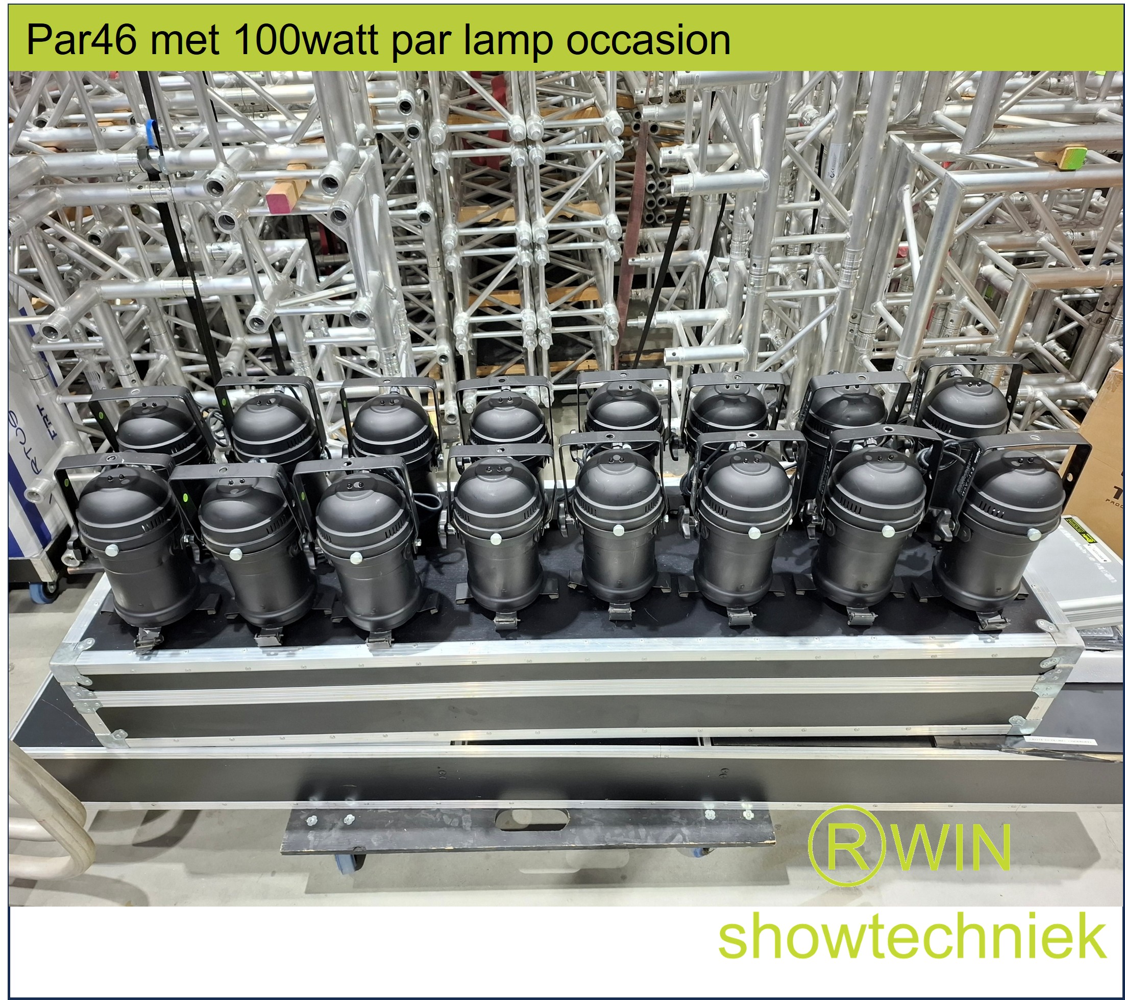 Par 46 spot met 100 watt lamp 