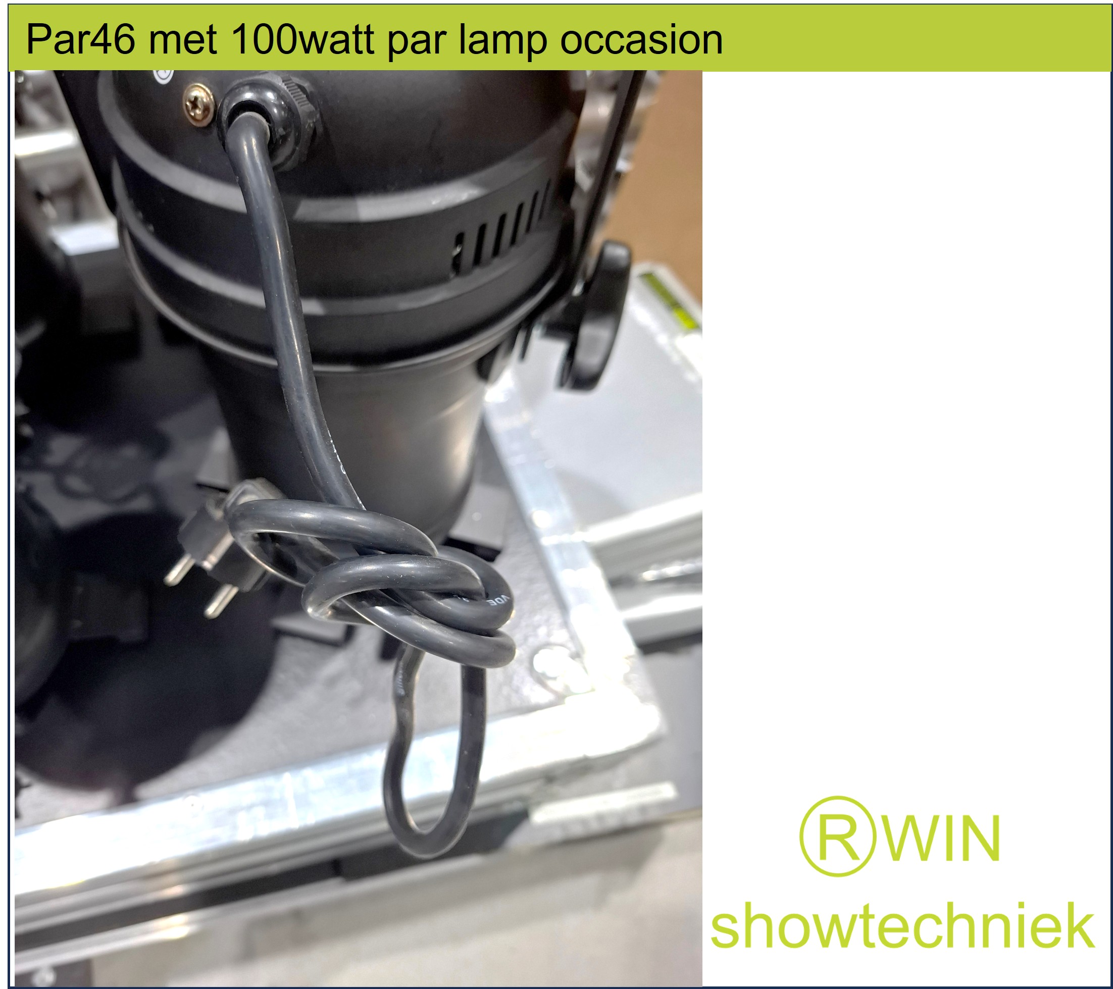 Par 46 spot met 100 watt lamp 