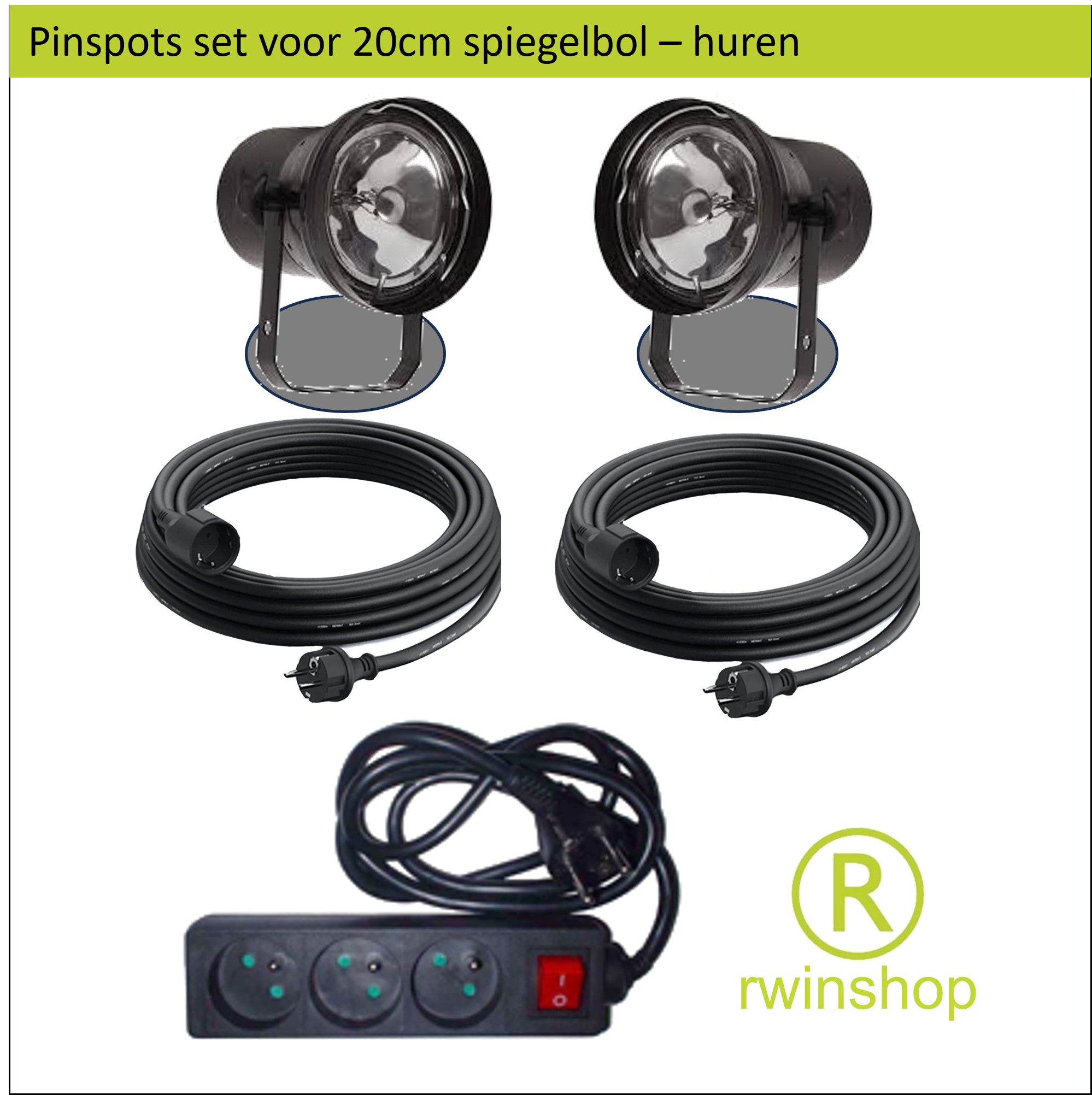 Spots voor spiegelbol