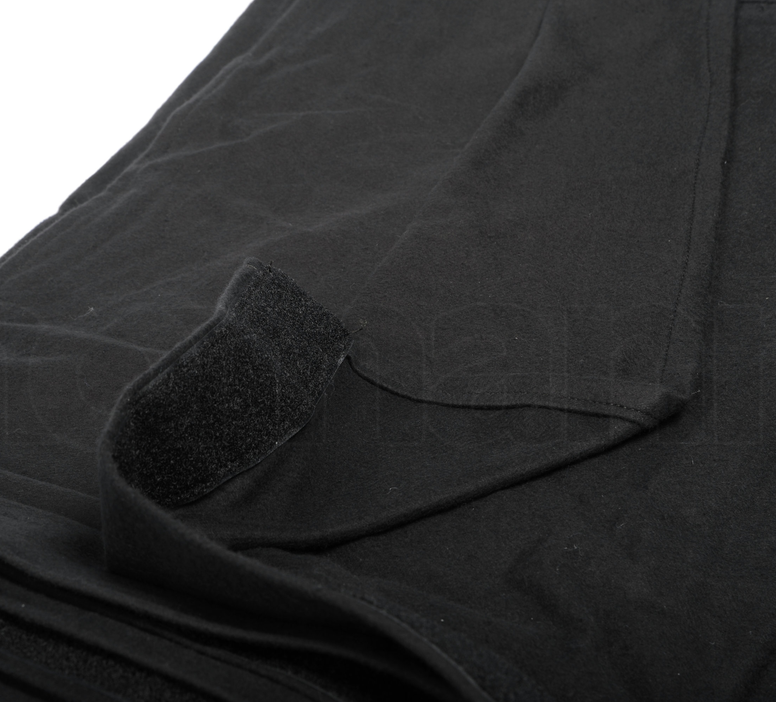 Stage Skirt Stagemolton 320 g/m² Zwart - 600 x 20 cm (B x H) - ongeplooid