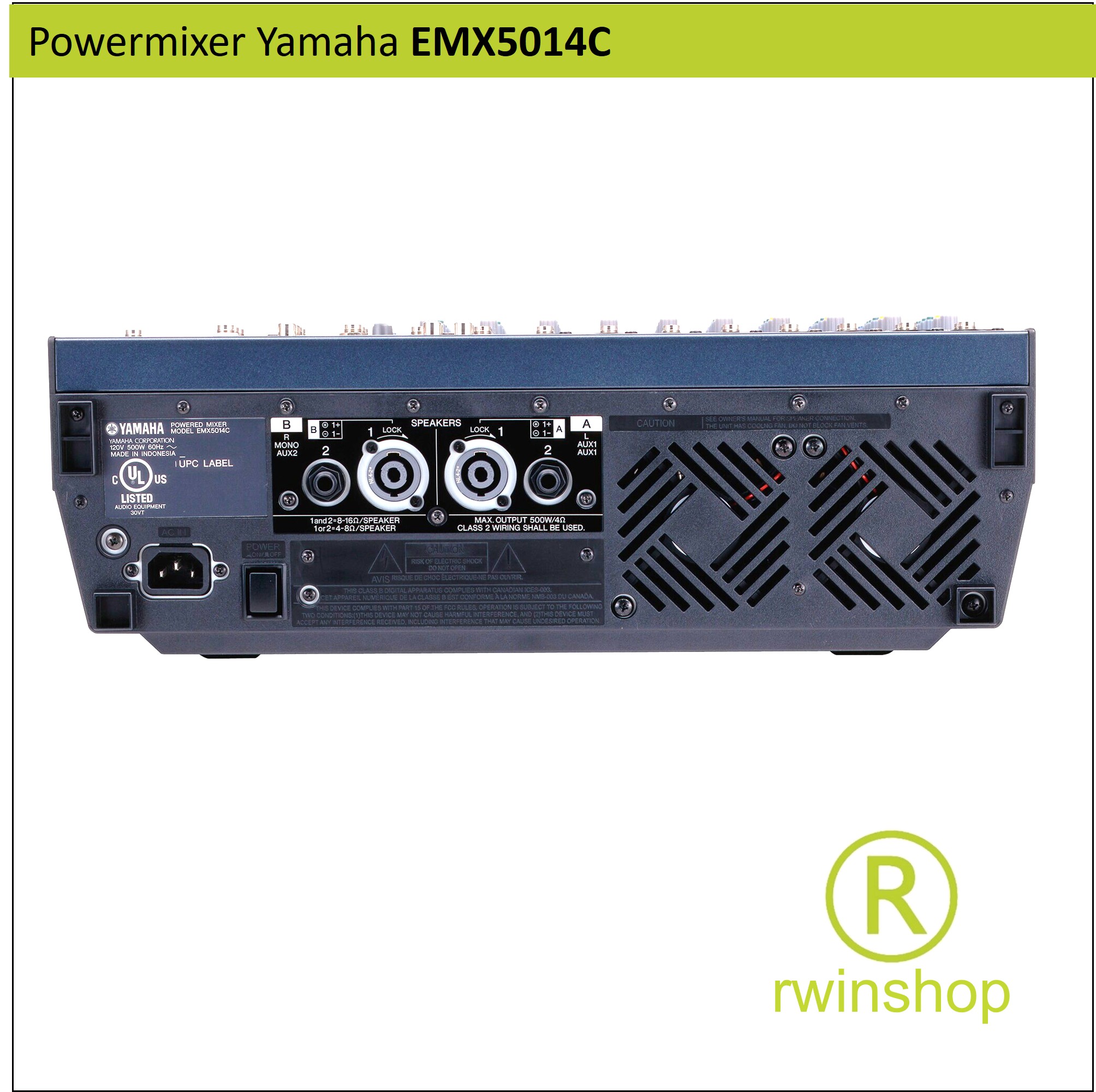 Powermixer 2 x 320 watt Yamaha EMXC5014C  Huren