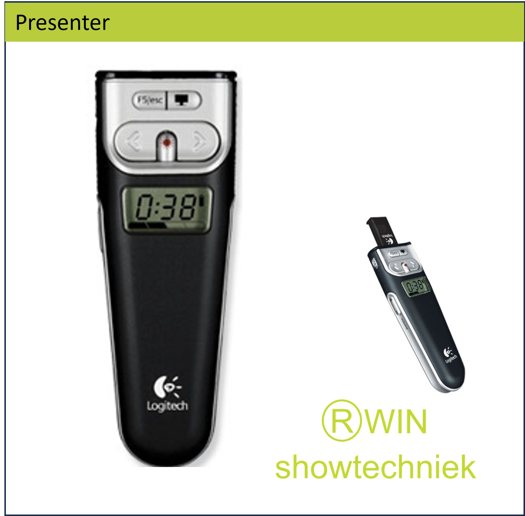 Presenter afstandbediening  power-point Huren