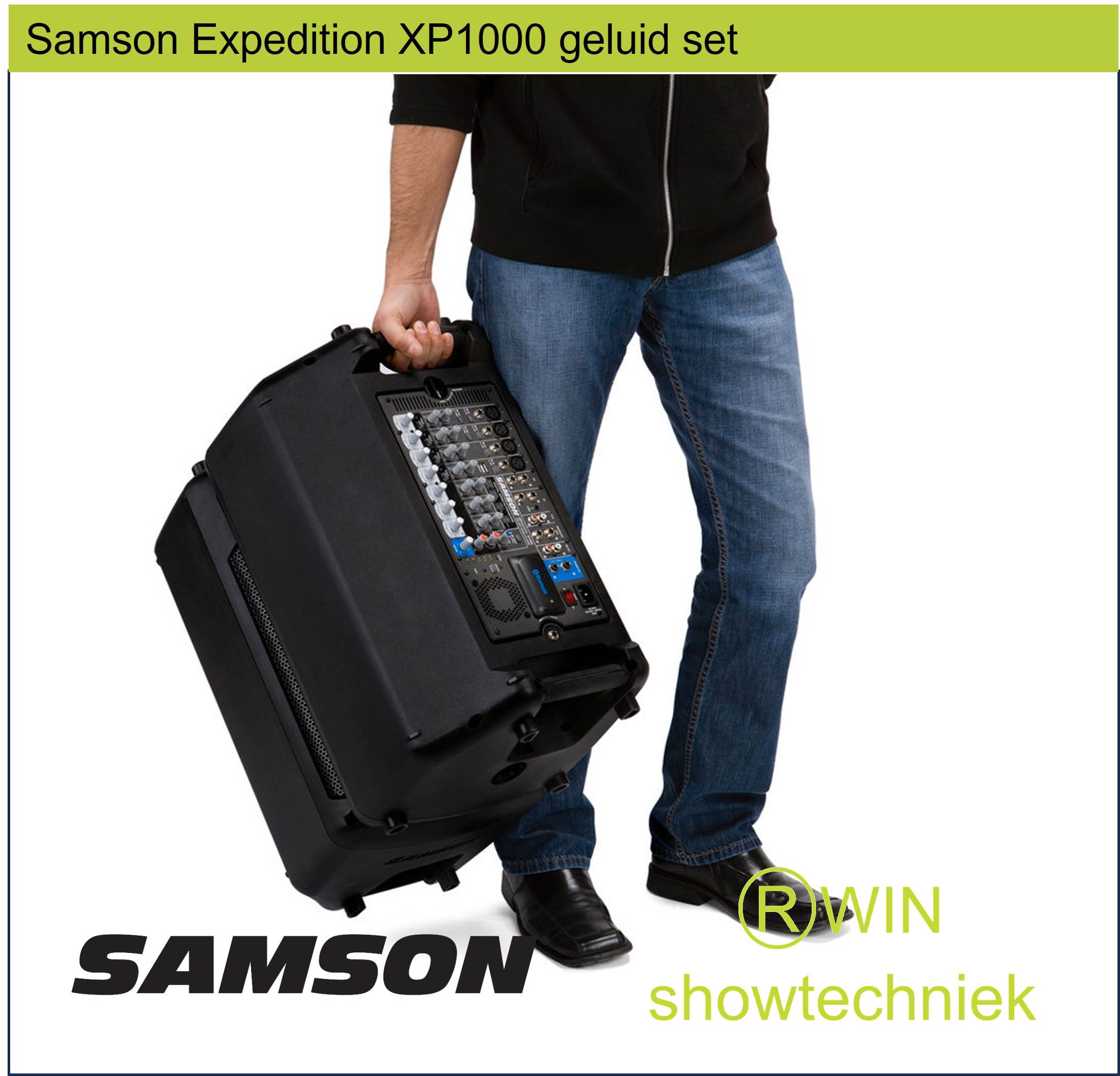 Samson XP1000 geluidset 