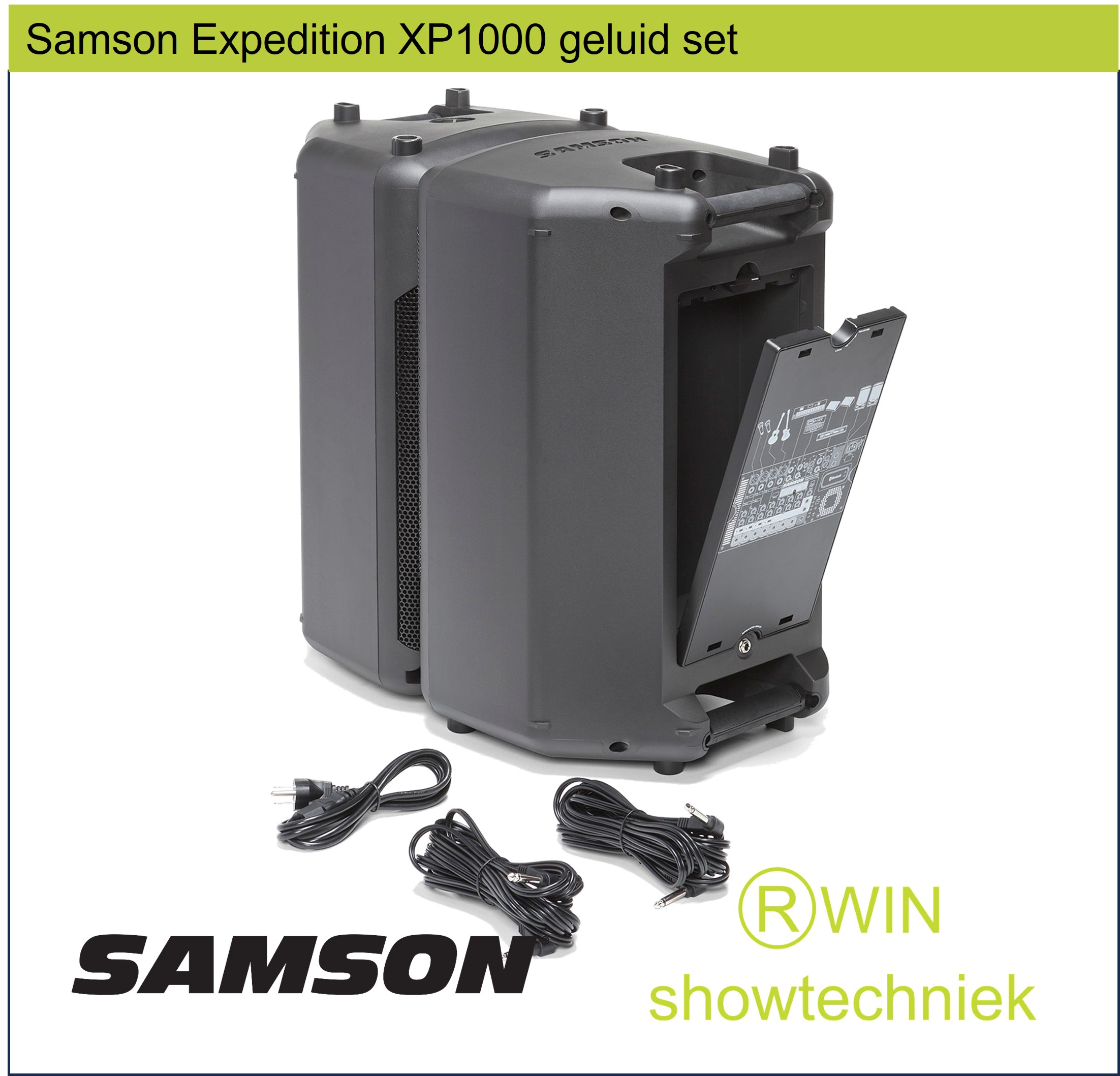 Samson XP1000 geluidset 