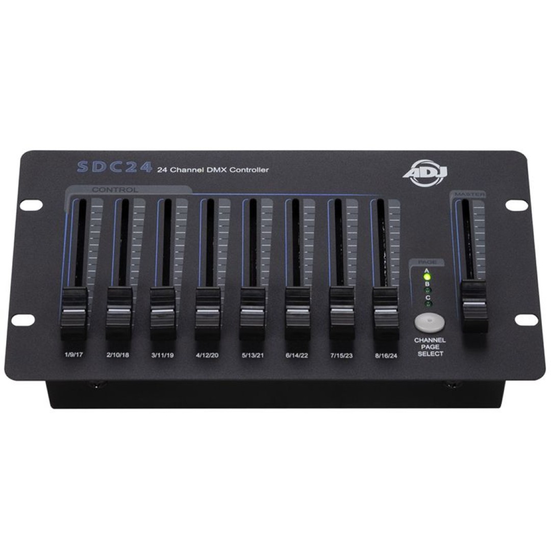 SDC24 – Compacte 24-Kanaals Basis DMX Controller