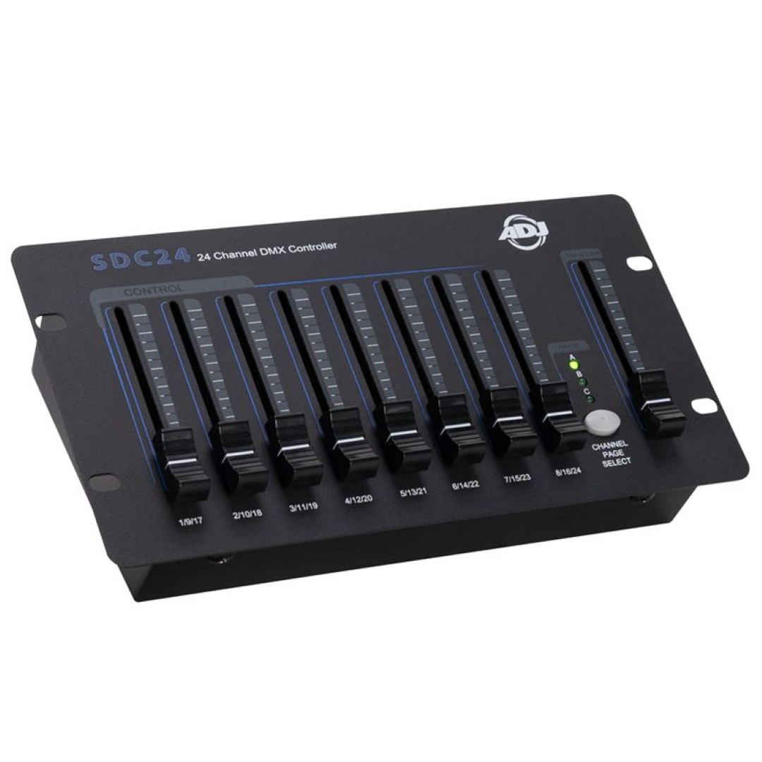 SDC24 – Compacte 24-Kanaals Basis DMX Controller
