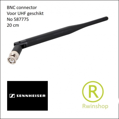 Universele BNC Antenne Lang (20cm) | Rwin Showtechniek