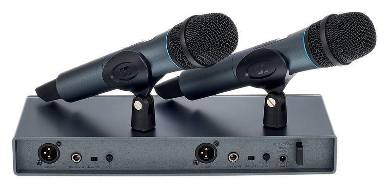 XSW 1-835 DUAL Draadloze Handmicrofoon Set (A-Band: 548 - 572 MHz