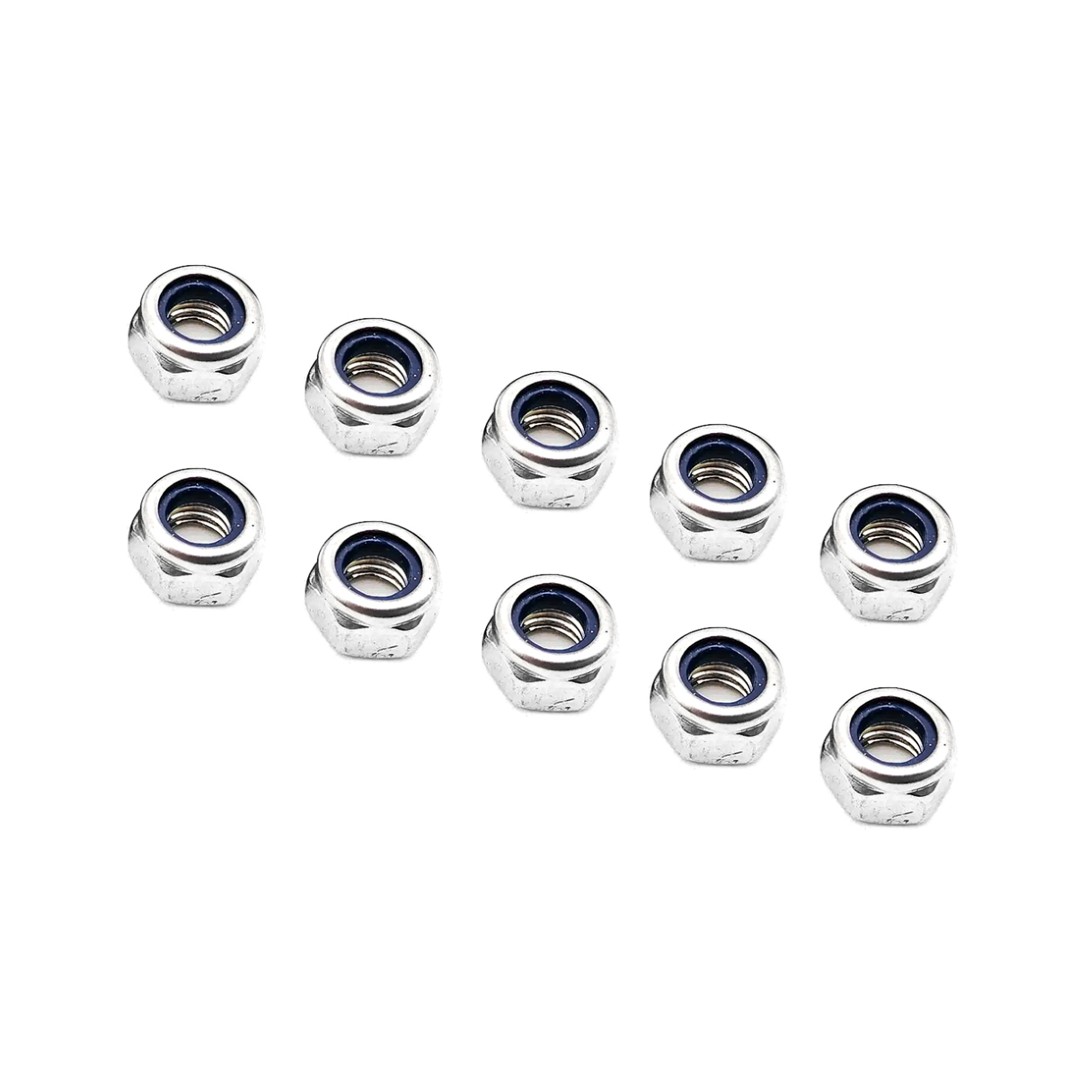 M10 zelf borgende moeren 10stuks DT Selflocking Nut M10