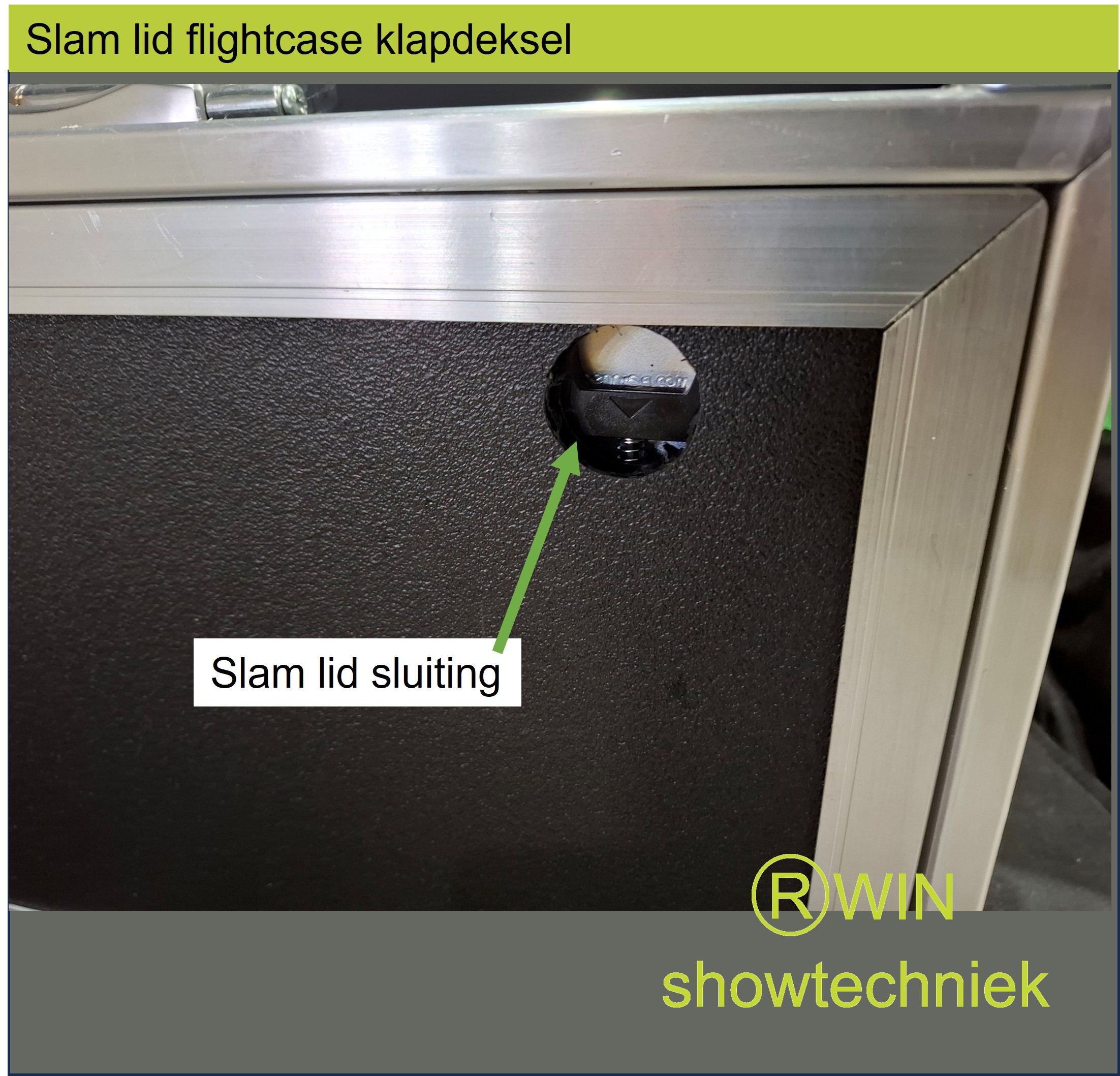 Slam-Lid flightcase 19inch rek