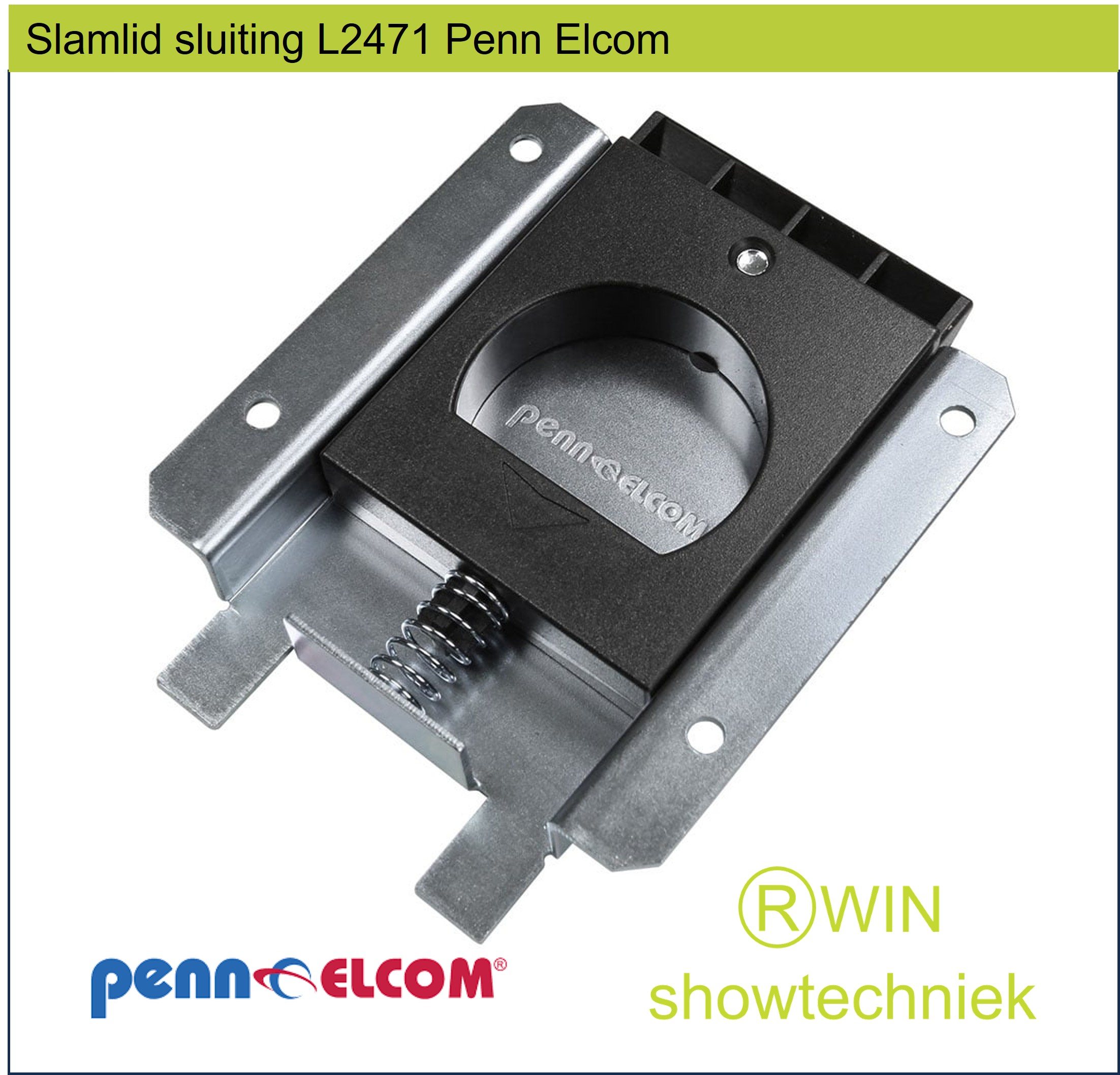 Slam Lid sluiting groot L2471 met lippen