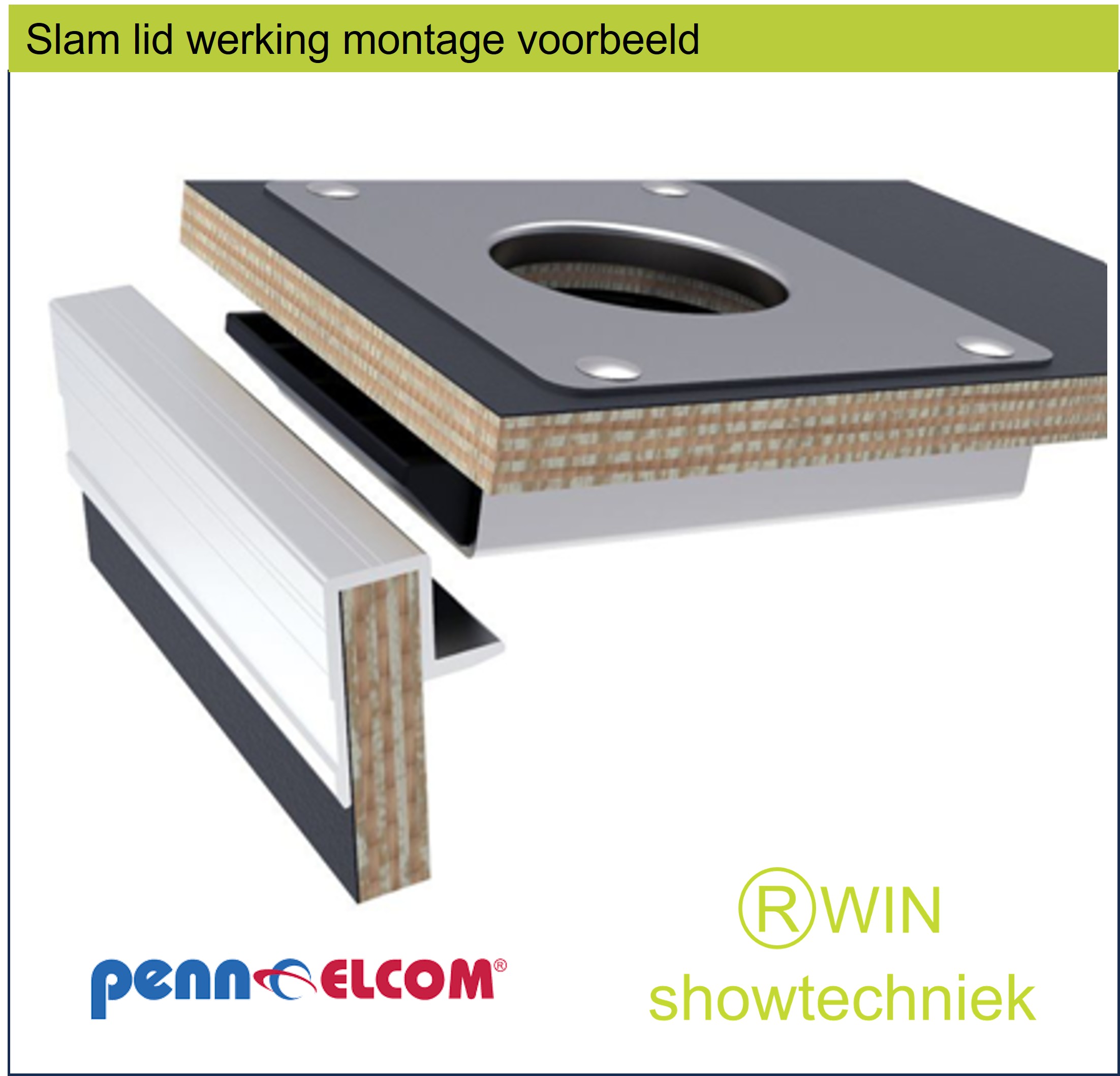 Slam-Lid flightcase 19inch rek