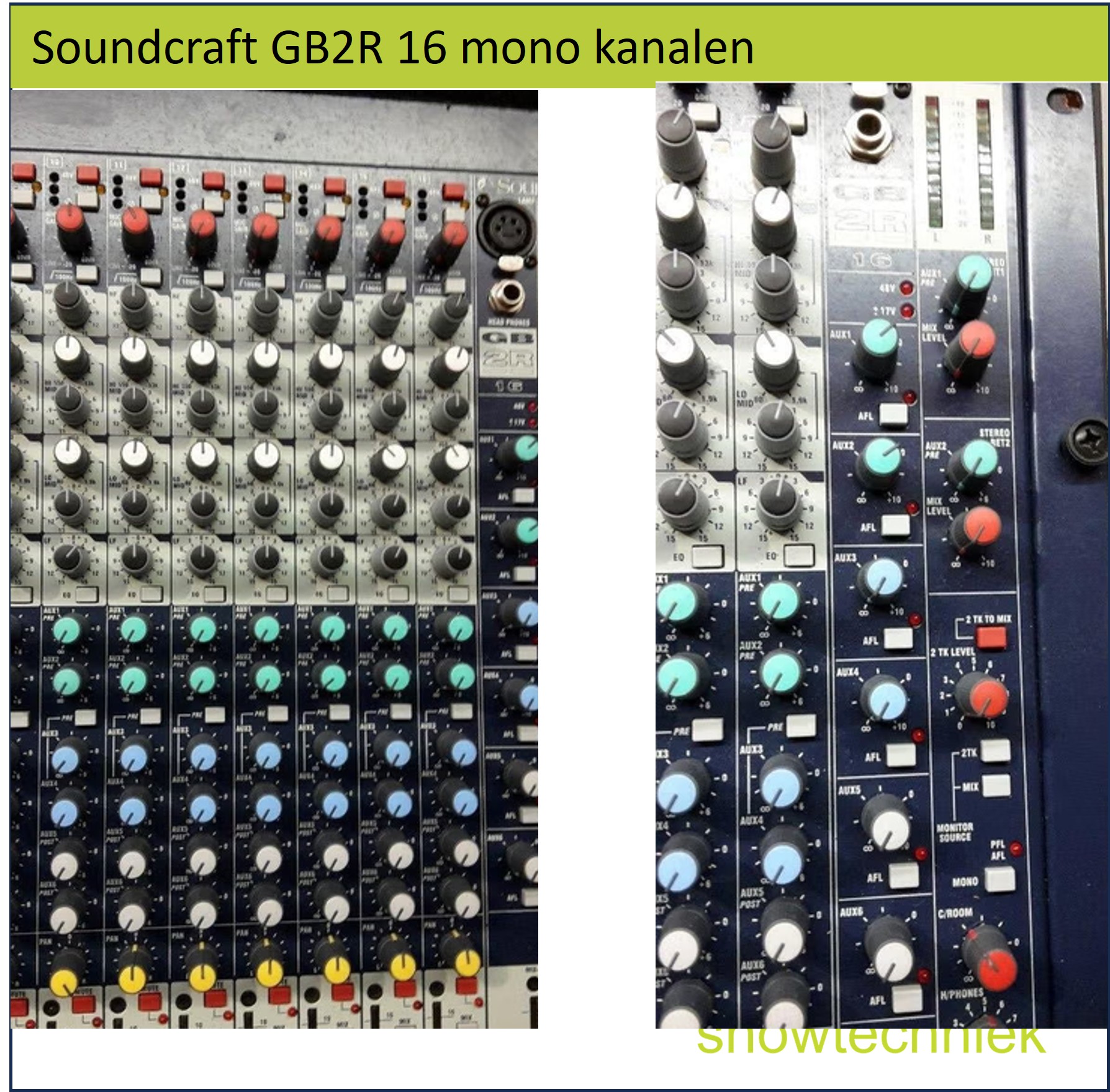 mengtafel 16 kanalen Soundcraft GB2R occasion