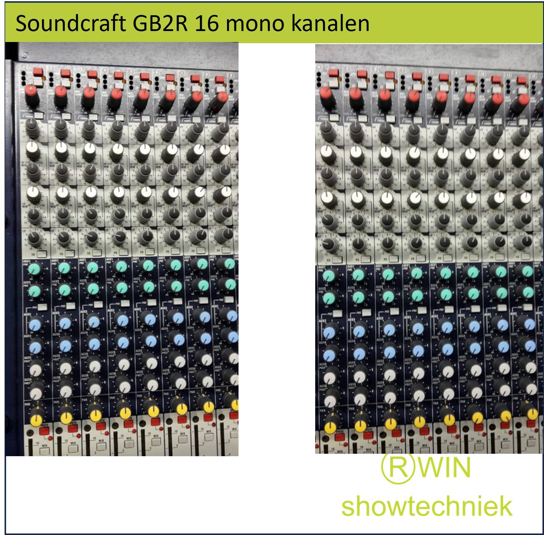 mengtafel 16 kanalen Soundcraft GB2R occasion