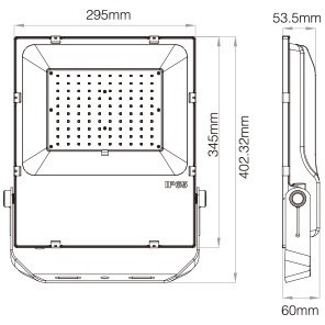 LED Schijnwerper IP65 100Watt RGB+CCT 