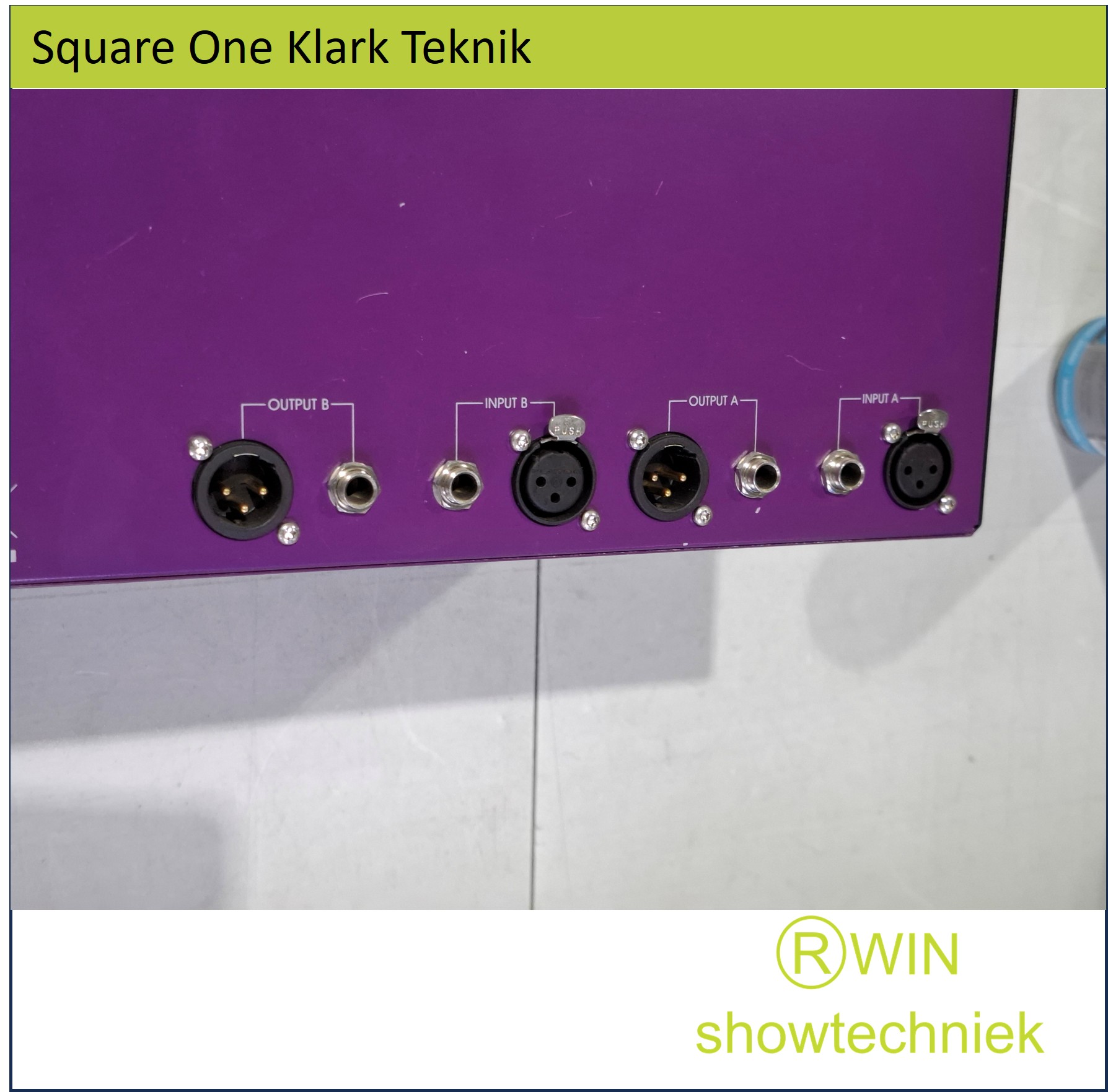 Klark Teknik Square ONE grafische dual-30-bands equalizer occasion