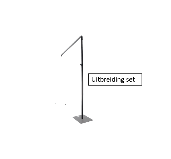 Uitbreidings set Pipe & Drape 3 meter hoog 