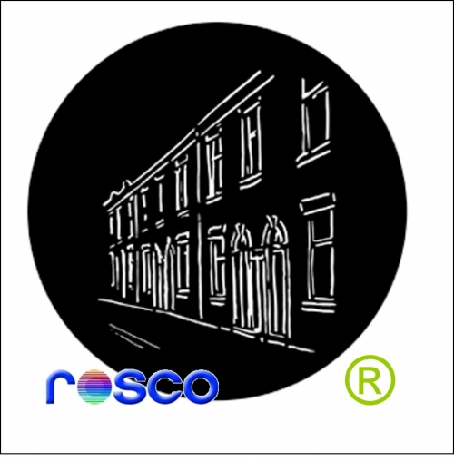 Rijtje Huizen Gobo A-Size Street