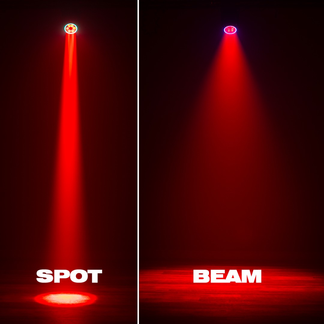 Eliminator Stryker Max  Krachtige LED Moving Head Wash met Gemotoriseerde Zoom en Zone-Control