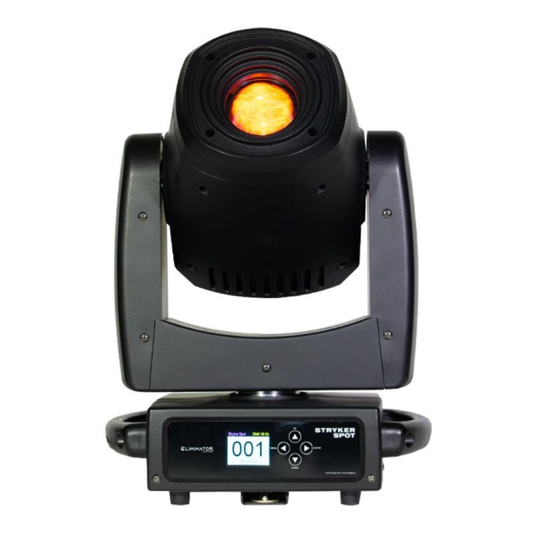 Stryker Spot Krachtige 150W LED Moving Head Spot met Gemotoriseerde Zoom en Dubbele Gobowielen