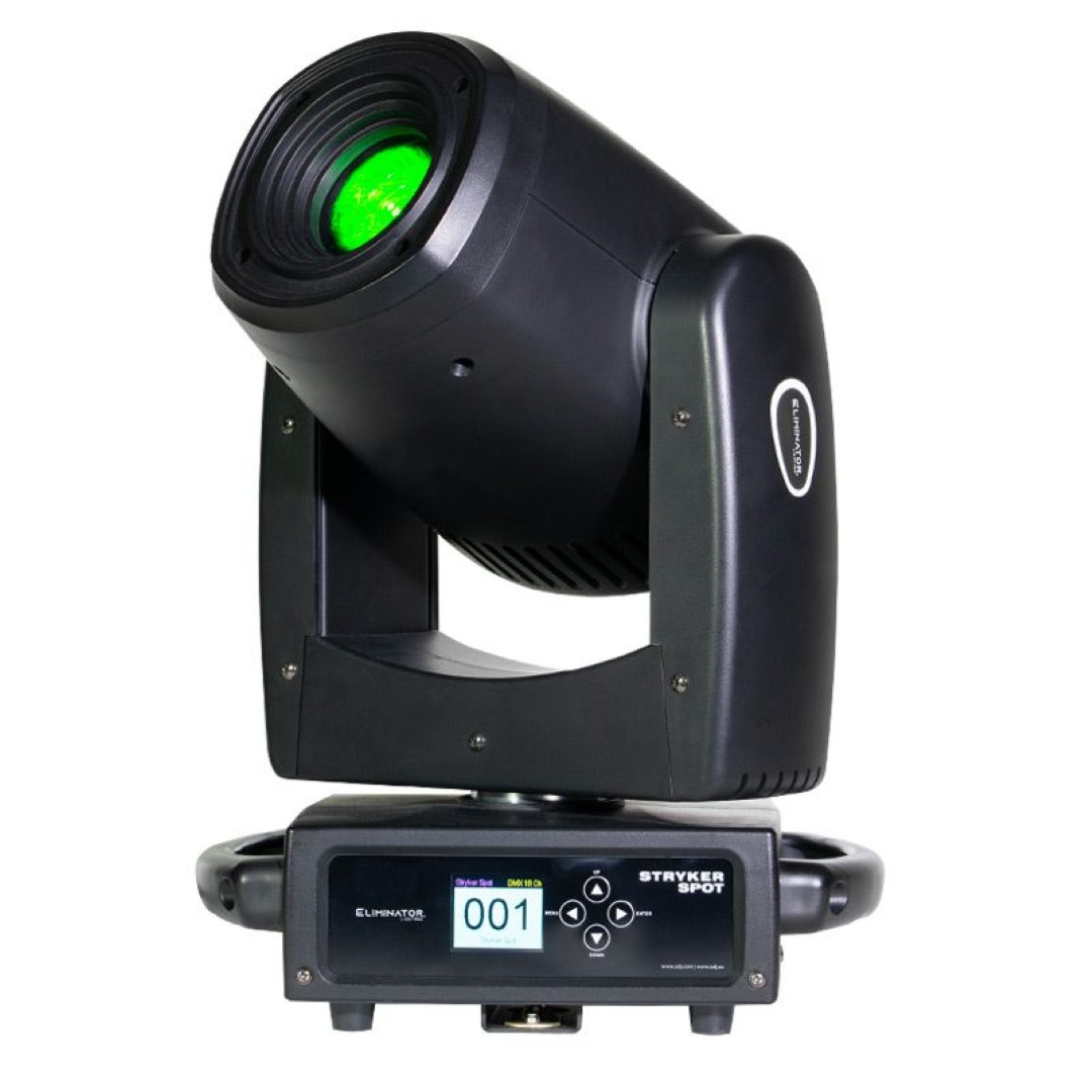 Stryker Spot Krachtige 150W LED Moving Head Spot met Gemotoriseerde Zoom en Dubbele Gobowielen